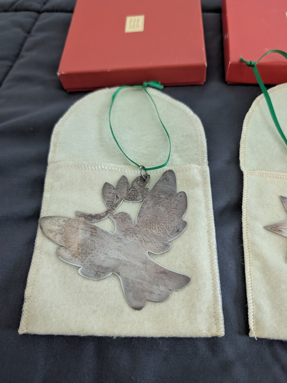 James Avery Sterling Silver Christmas Ornaments - Dove and Star - Picture 2 of 6